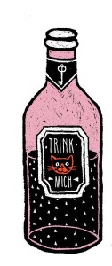 Alice-Trinkmich-Flasche